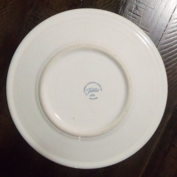 Fiesta Hometown Heroes by Homer Laughlin 9" Child's Plate Disc. Firemen Police - Picture 3 of 3